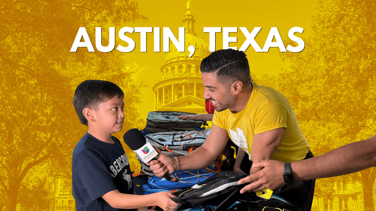 Austin se prepara para un nuevo año escolar junto a Univision Contigo