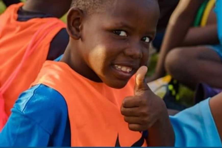 Los niños disfrutaron del delantero del Houston Dynamo.