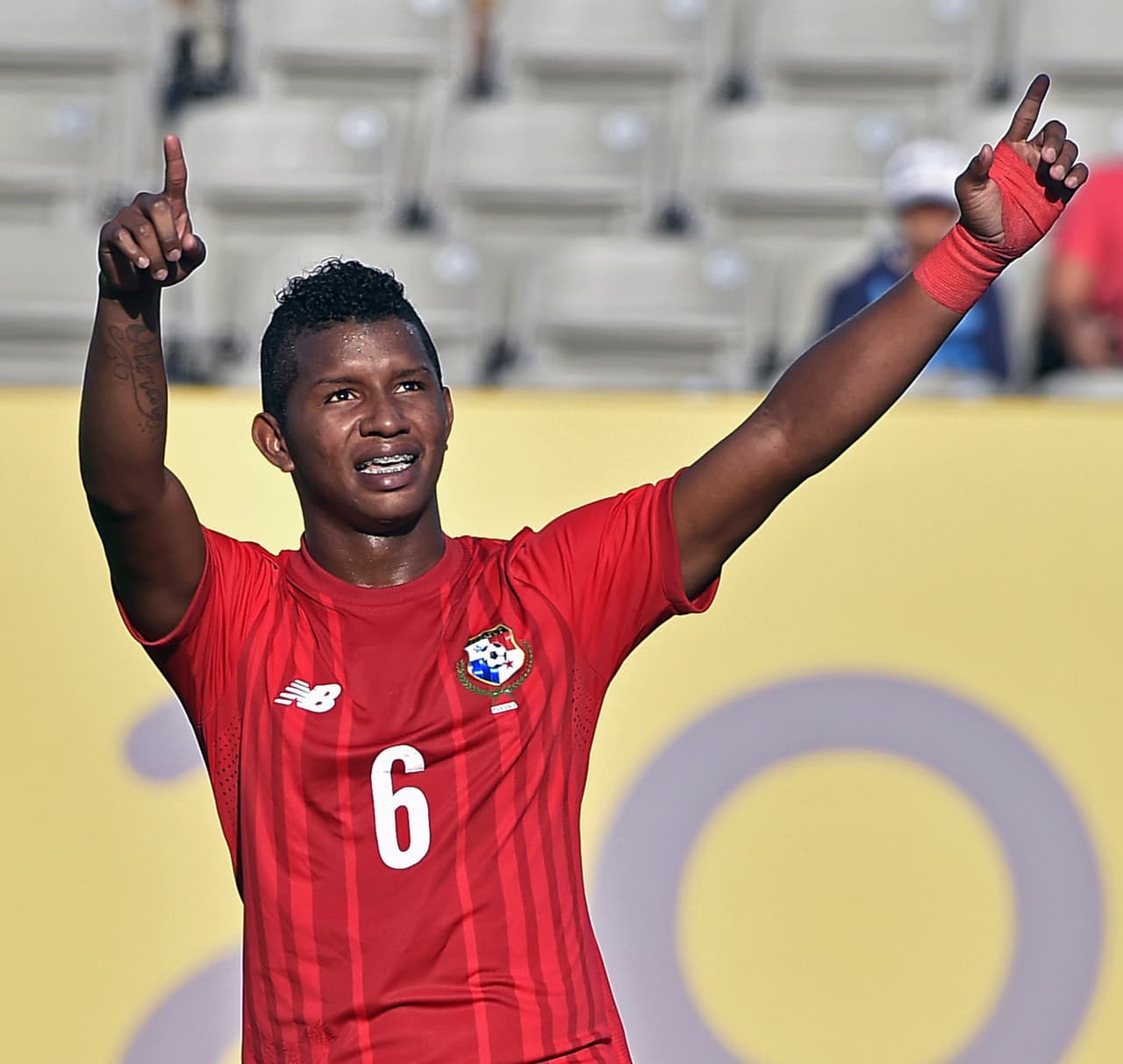 El defensa Fidel Escobar es una de las nuevas caras de la Selección de Panamá. A sus 21 años se ha convertido en un jugador importante en el equipo.