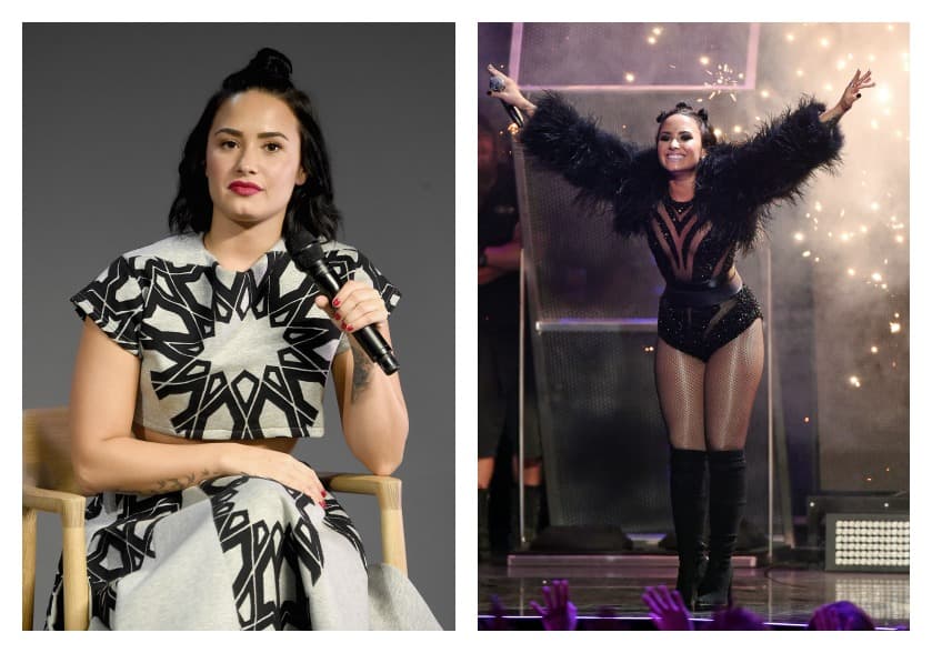 Demi Lovato ha generado controversia por su look, que en ocasiones se ha pasado de vanguardista.