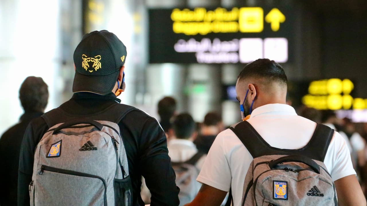 Las medidas sanitarias son extremas, pero el grupo se ve con buen ánimo.