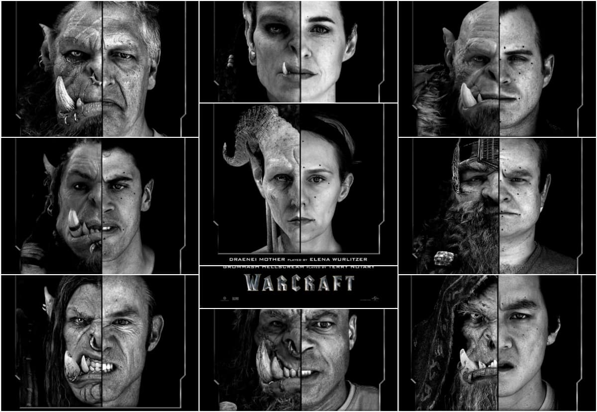 La cinta "Warcraft" que hemos estado esperando y escuchando durante años por fin está a punto de salir. Pero para dispersar algo del misterio antes de su estreno, mira la comparación de los actores que interpretarán esta película con los personajes hechos a computadora de este famoso "online game".