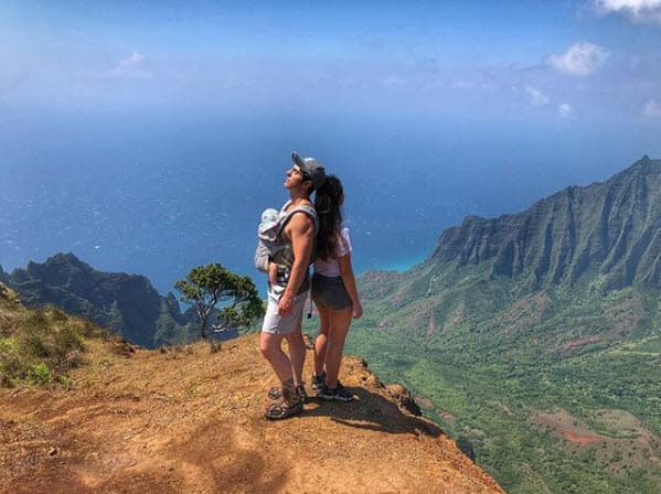 "El cielo en la tierra con mis dos angelitos, las amo con todo mi ser @lorochmann y Kailani", escribió en Instagram en esta imagen.