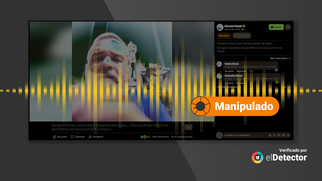 Este video que dicen que es Mauricio Funes "pasado de tragos" está manipulado