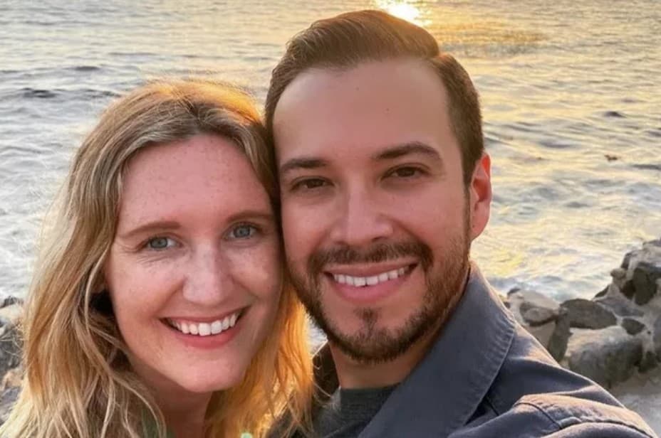 Elliot Blair y su esposa Kim Williams.