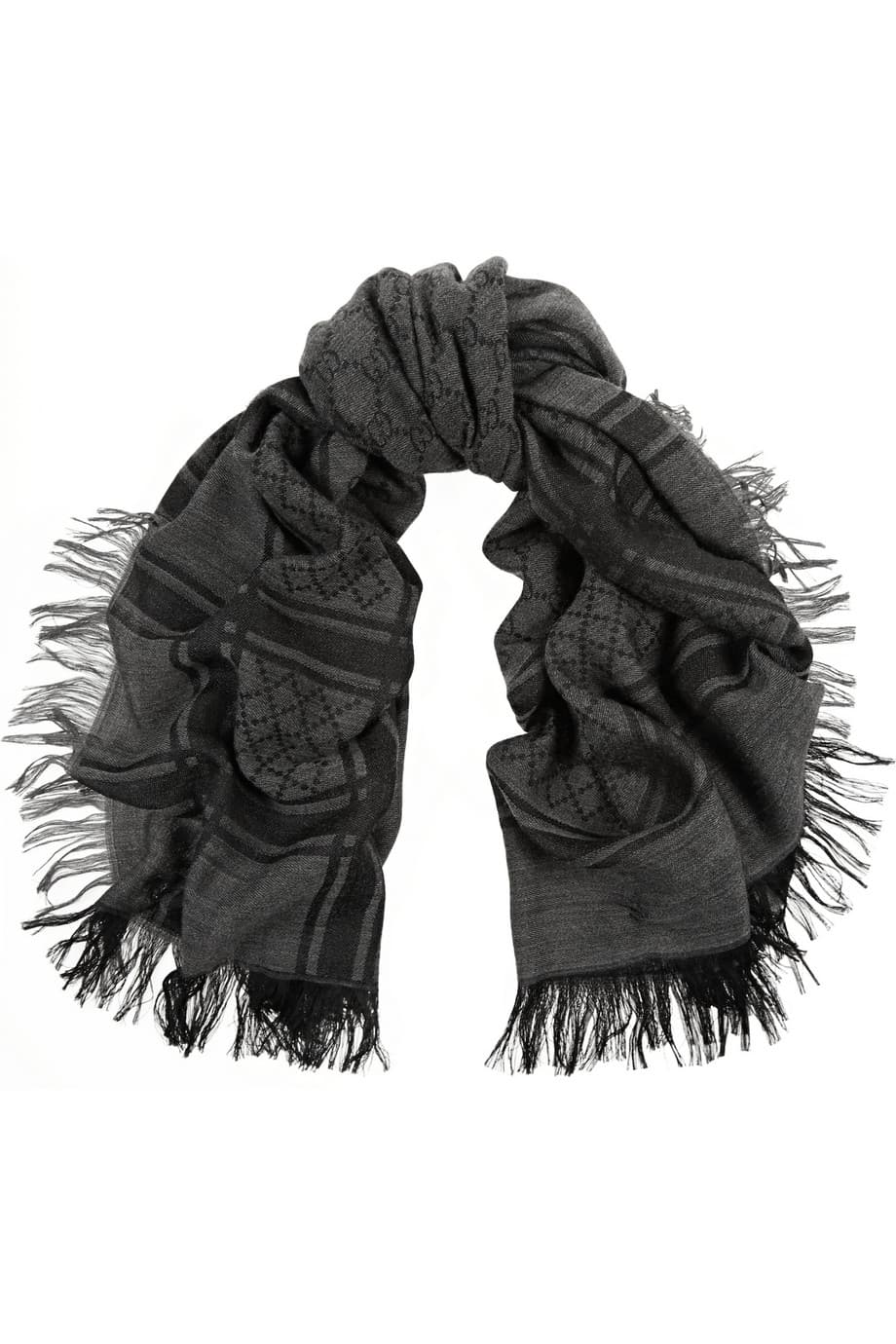 Para ella: Mascada en lana y seda, Gucci.