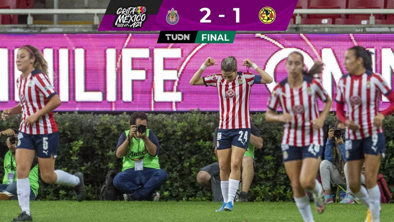 Chivas logra un épico triunfo ante América en la Femenil