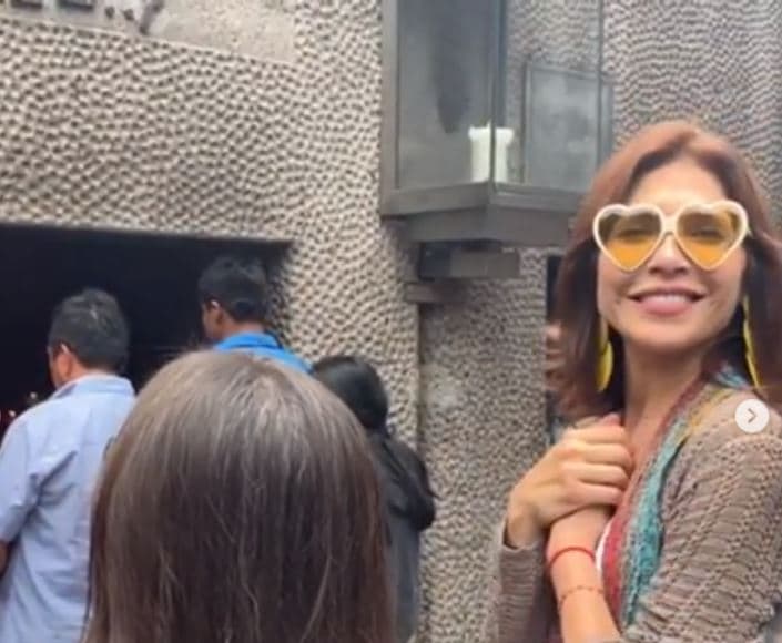 "Desde 1992 que llegué a México, amé a la 'Morenita'. Y a pedir por los enfermos. Gracias México 2019. Lorena Meritano sobreviviente", finalizó en su mensaje la también activista.