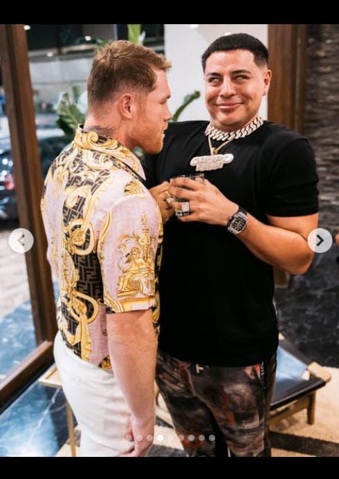 Sin embargo, esta semana surgieron versiones de que supuestamente existió un altercado en la fiesta entre Grupo Firme, Carin León y 'El Canelo'. 
<br>