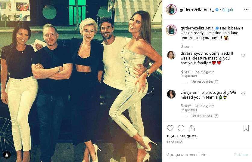 En el Instagram de Elizabeth, la 
<b><a href="https://www.instagram.com/p/BzO0tS5Bdjl/" target="_blank">foto más reciente</a></b> junto al cubano tiene la fecha del 27 de junio de 2019.