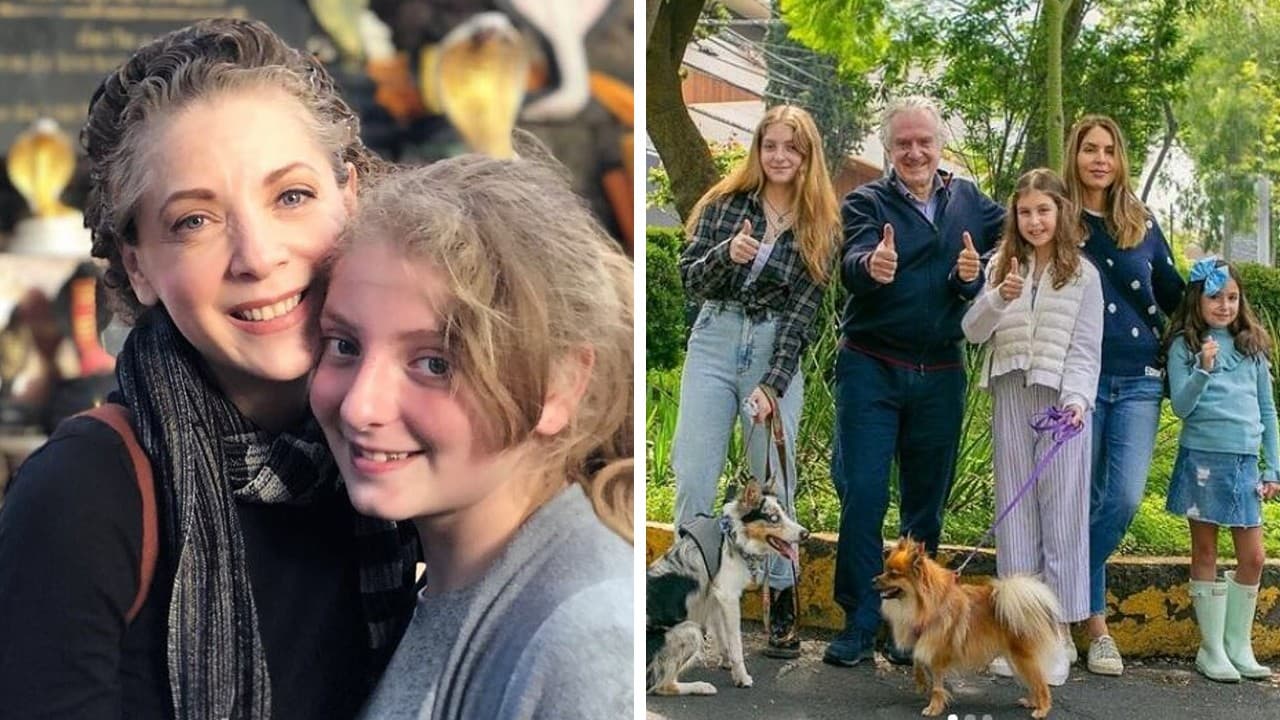 La hija de Edith González se deja ver con su papá, Santiago Creel, su madrastra y hermanas