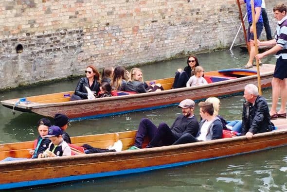 Los Beckham se divirtieron de lo lindo en Cambridge.