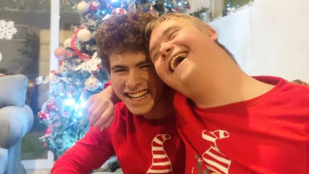 Carlo y Luciano, hijos de Lety Calderón.