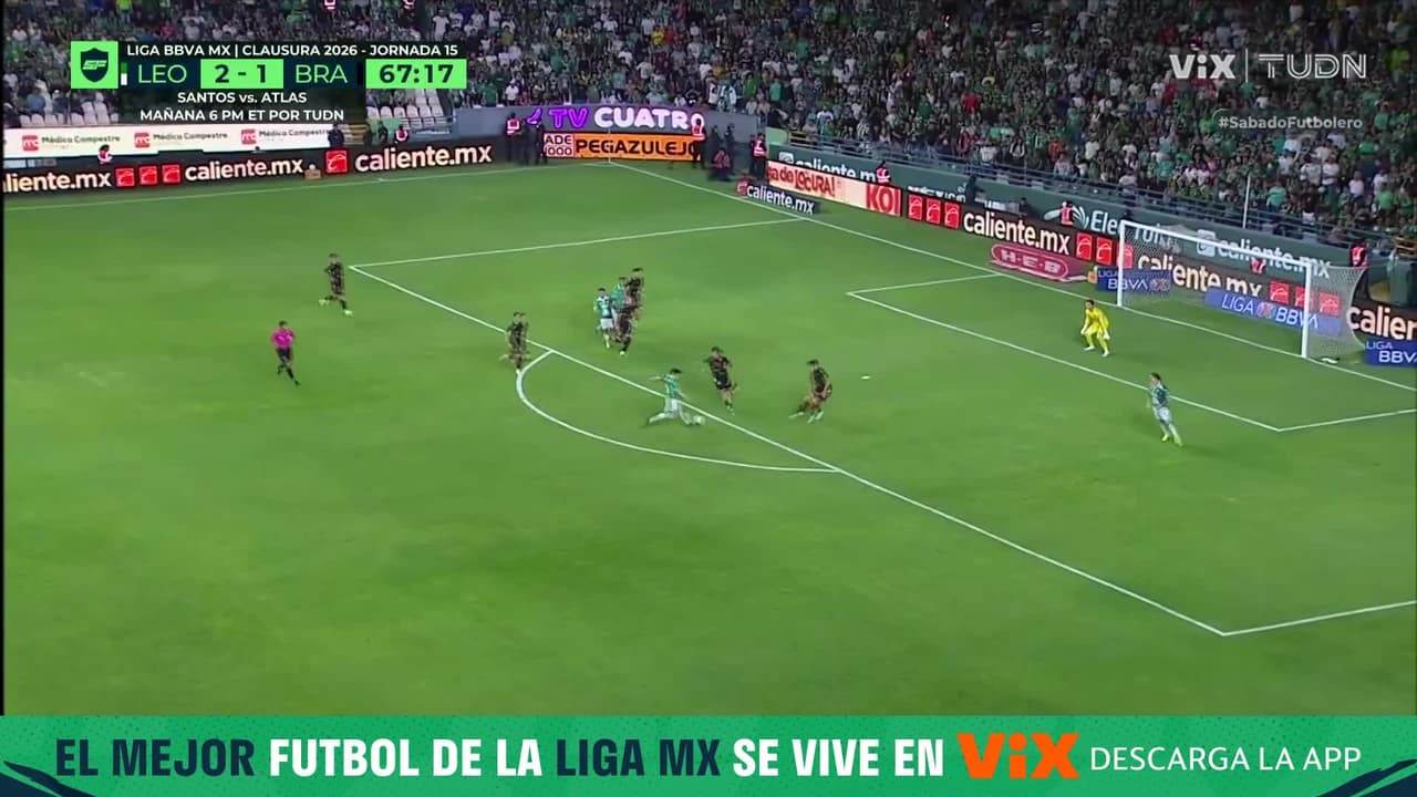 ¡Ruge la Fiera! Potente disparo de Daniel Arcila para el 3-1