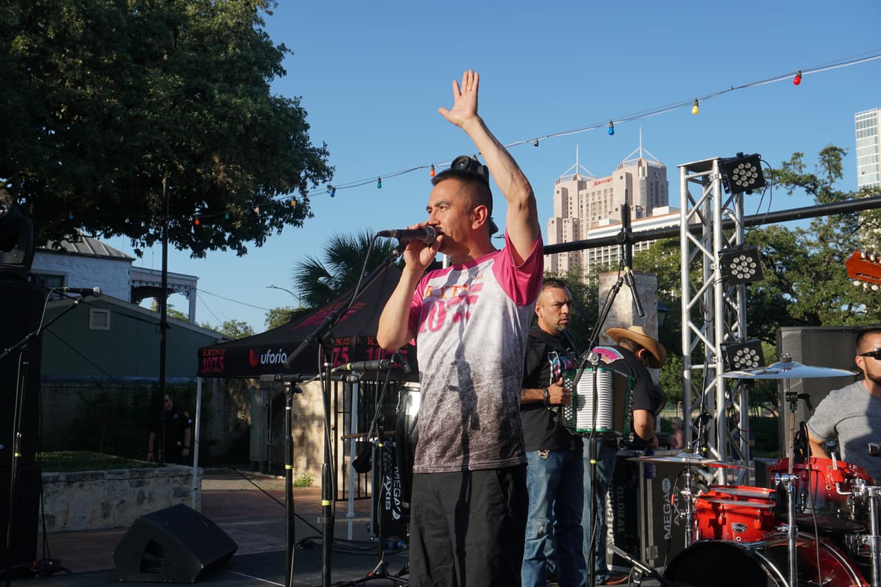 Ram Herrera, Los Banger Broz and Jorge Alejandro took the stage inside La Villita.