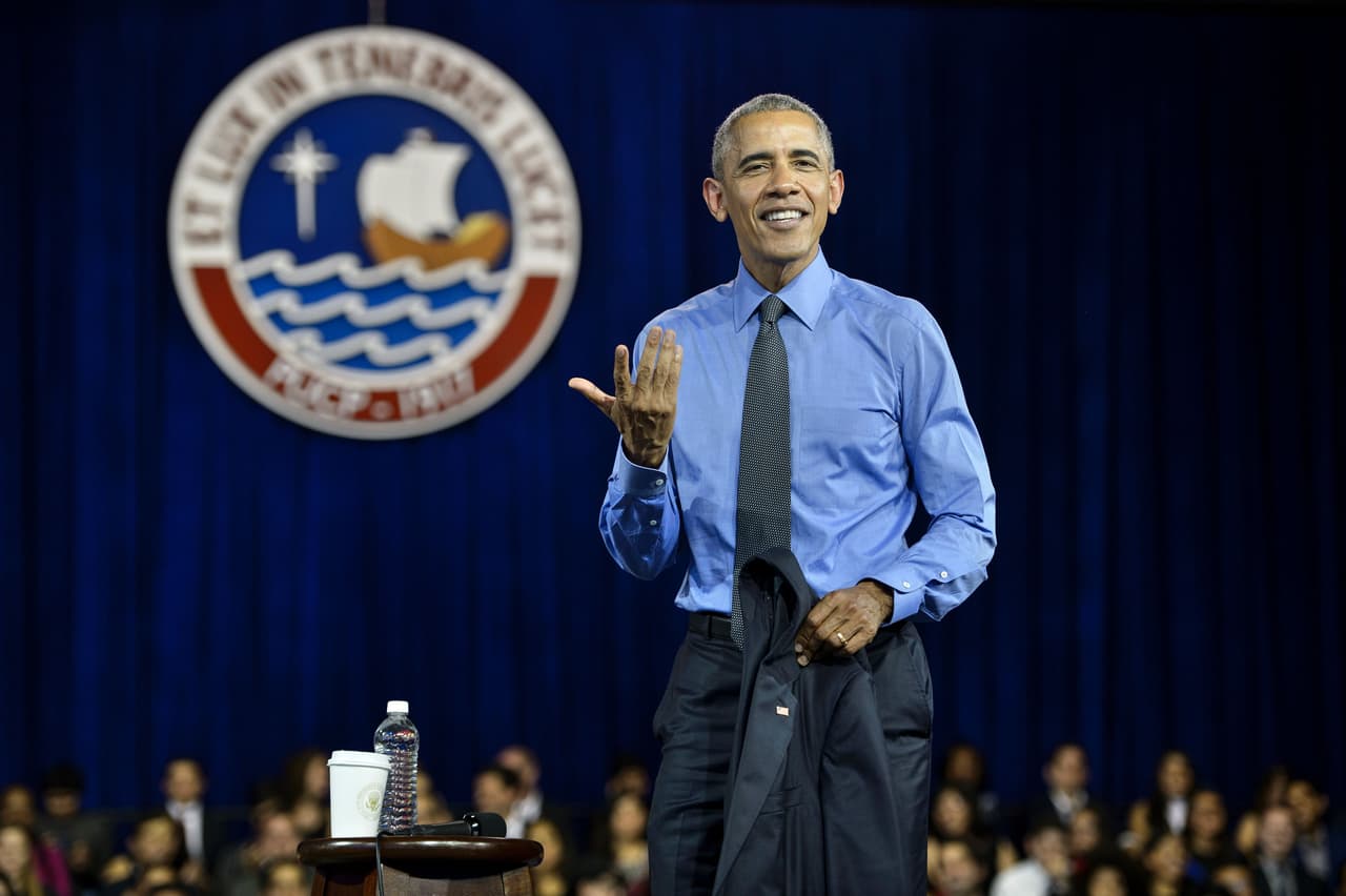 Encuentro de Barack Obama con mandatarios y asistentes a la cumbre APEC 2016, Lima, Peru.