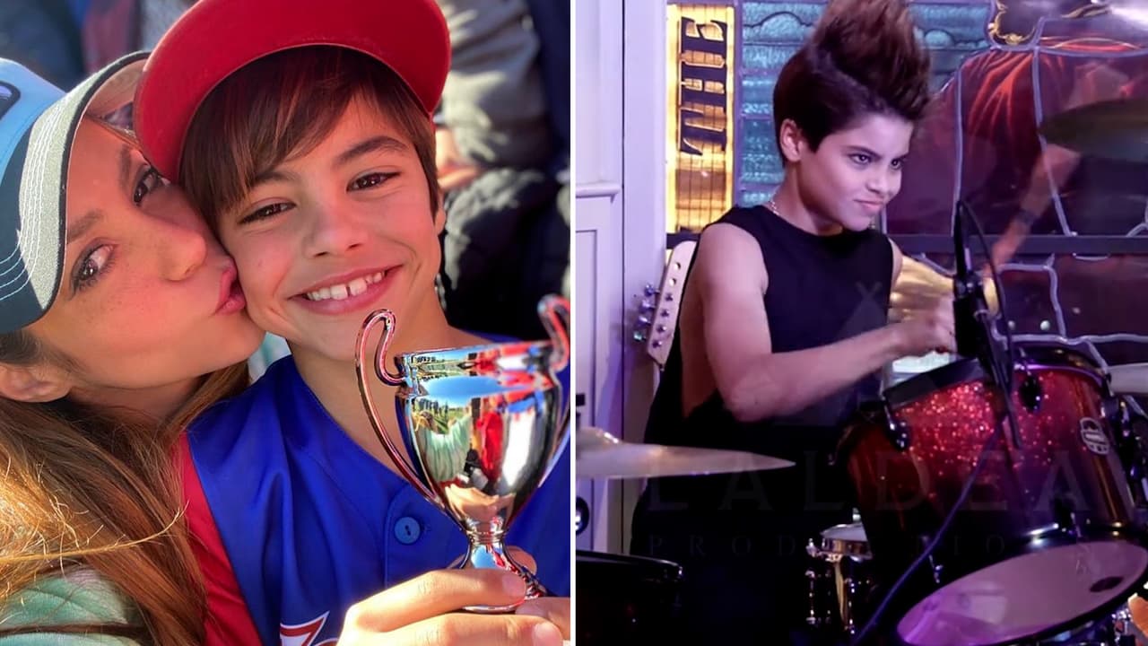 ¡Todo un roquero con radical look!: hijo mayor de Shakira se presenta con su banda en Miami (video)