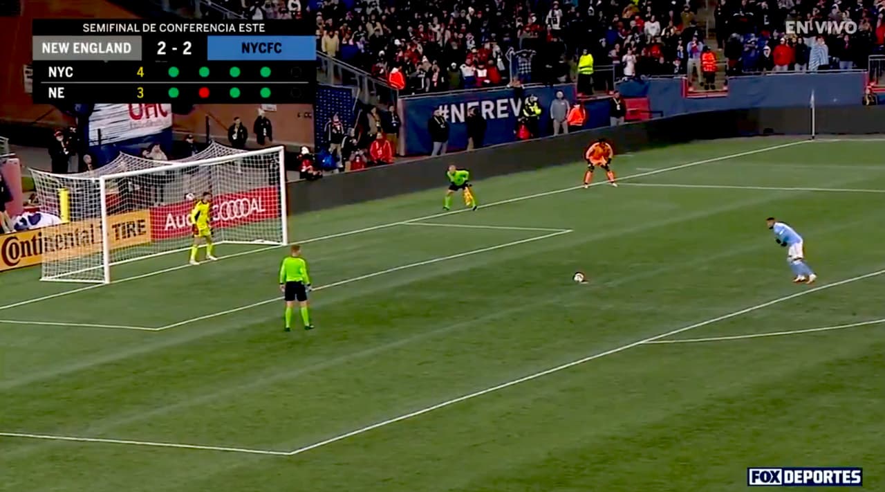¡Perfecta puntería! NY City FC vence al Revolution en penales