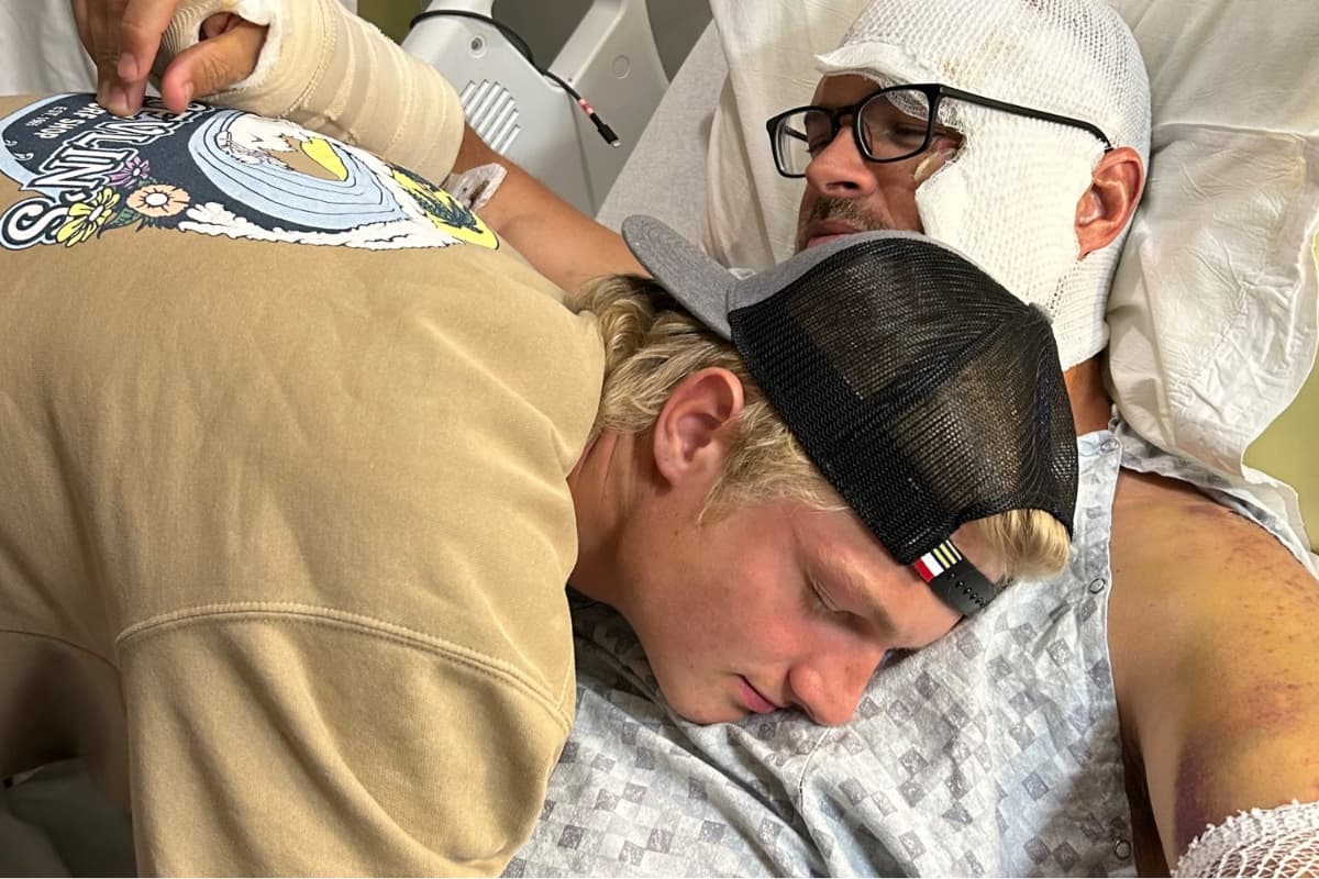 Su cuñado Ben y su sobrino también se encuentran mejor después del accidente que provocó una mujer de 25 años que conducía en estado de ebriedad.