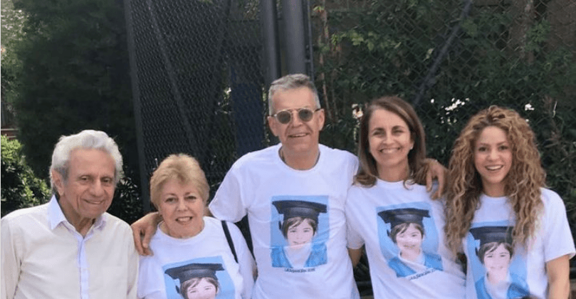 Shakira celebró la graduación de su hijo Milán