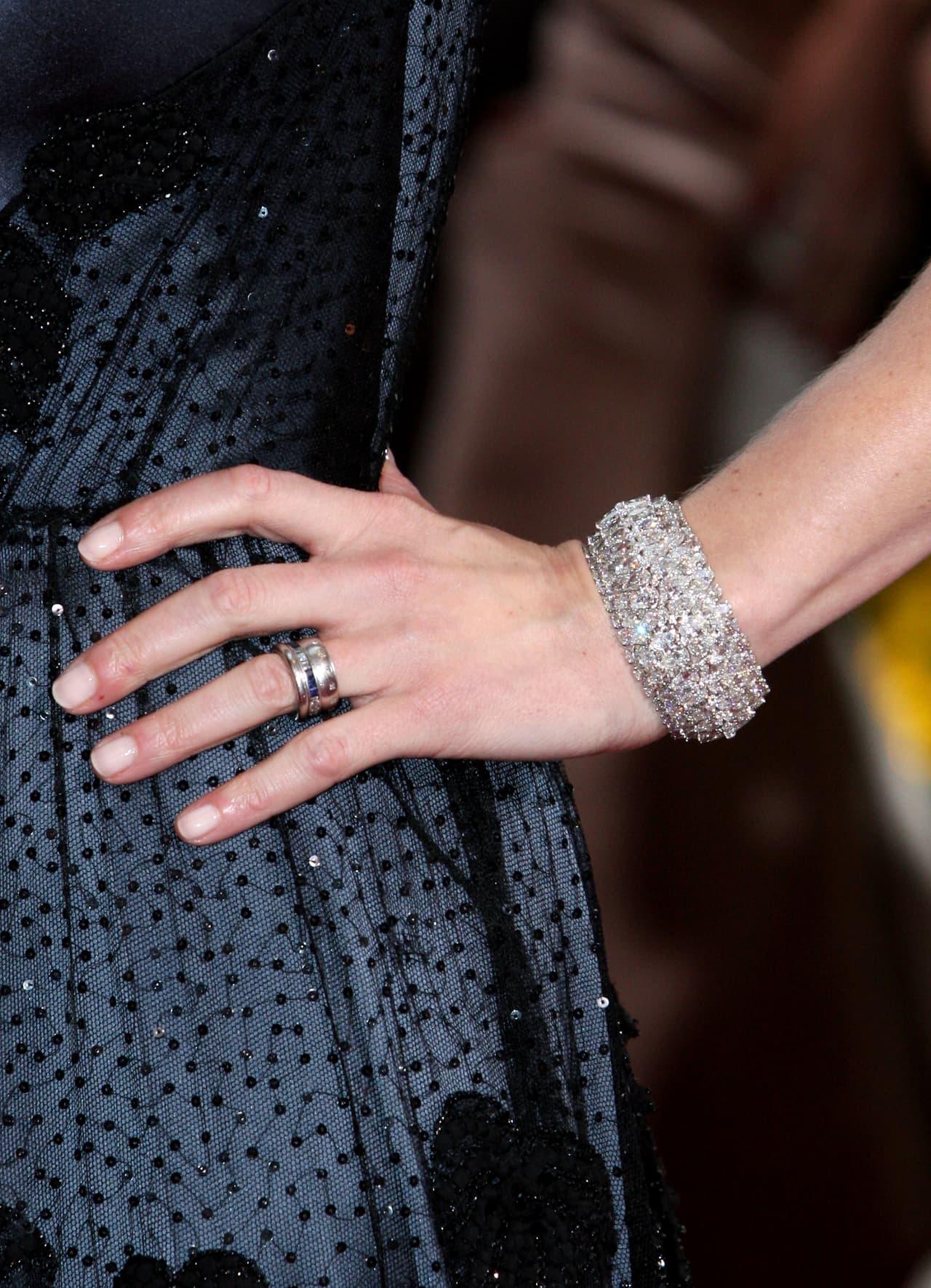 El toque perfecto lo dio con joyas Chopard.