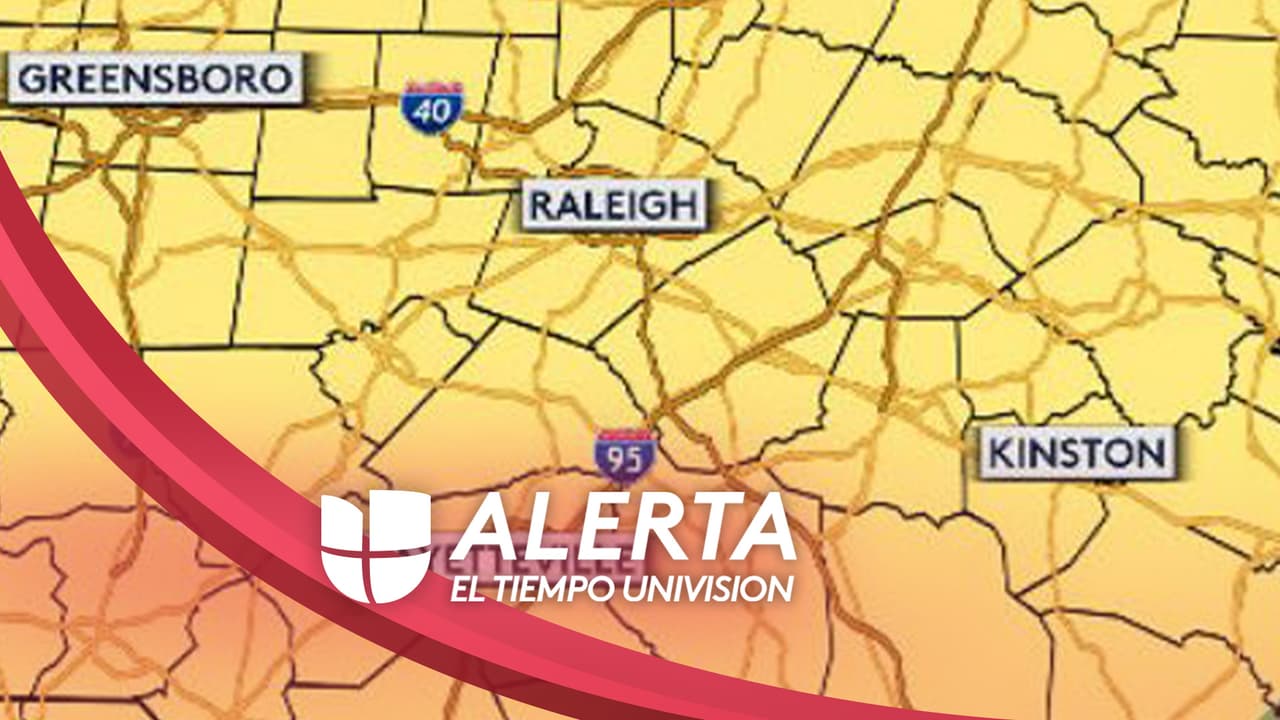 Calor extremo y tormentas para este miércoles en Carolina del Norte: esta es la línea del tiempo