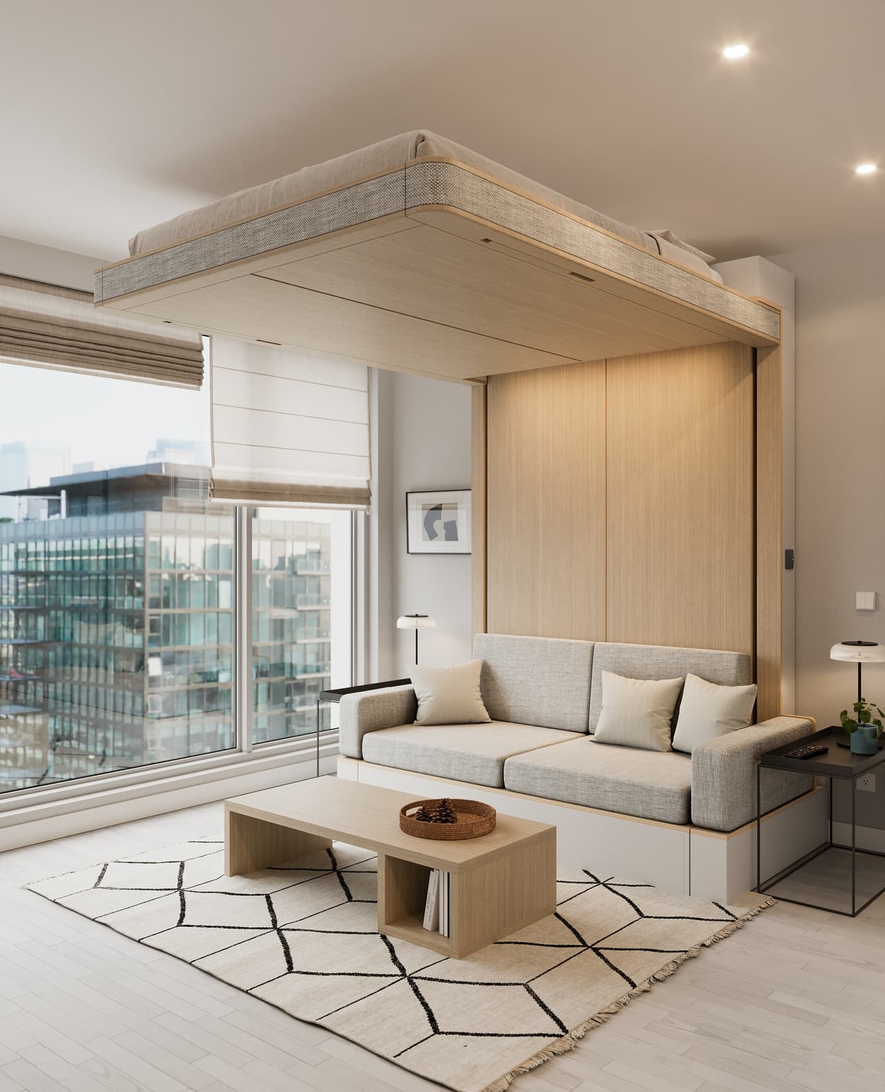 Los muebles robóticos permiten optimizar espacios reducidos, aprovechándolos para diferentes propósitos.