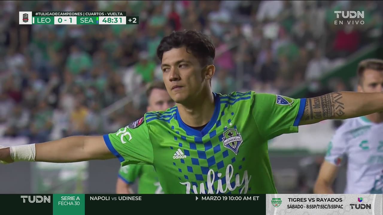 ¡Se le complica a León! Montero cobra perfecto el penal y 0-1 de Seattle