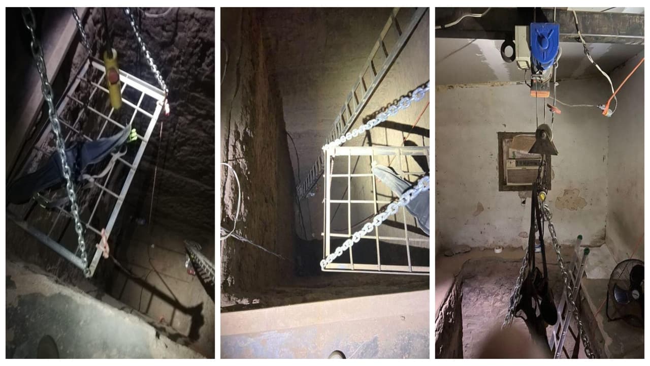 "Gran golpe al narcotráfico": Encuentran un narcotúnel del tamaño de media cancha de fútbol en una casa cercana a la frontera 