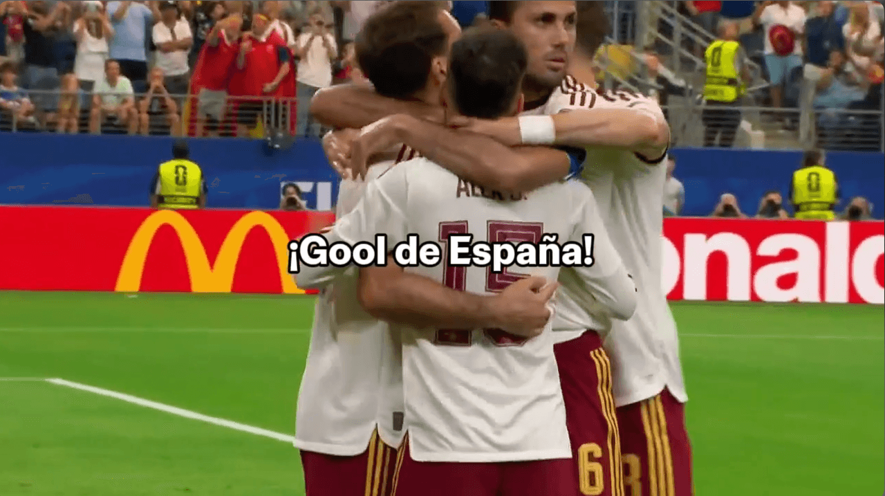 ¡Gol de España! ¡Gol de La Roja! ¡Las redes se mueven!