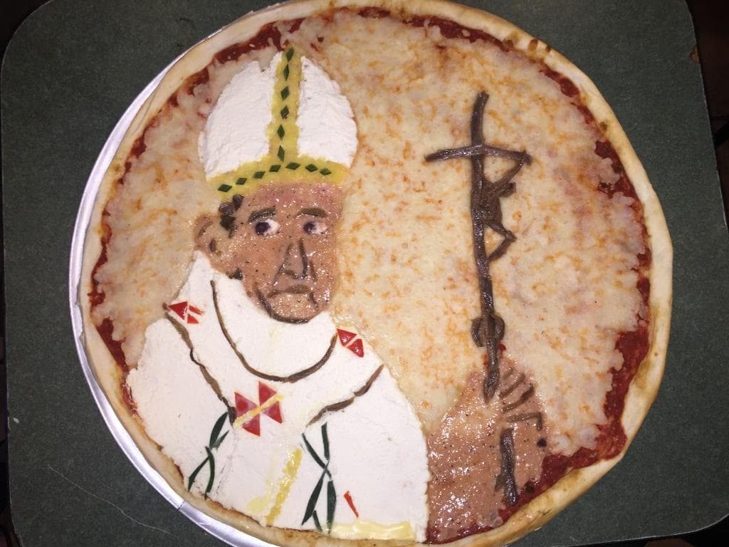 Chef de Nueva York hace pizza para el papa