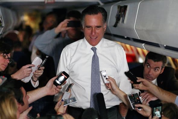 El candidato republicano a la Presidencia de Estados Unidos, Mitt Romney, tiene preparado un largo discurso de victoria y ninguno para una posible derrota, según dijo a periodistas en su avión a Boston, donde pasará esta noche electoral.