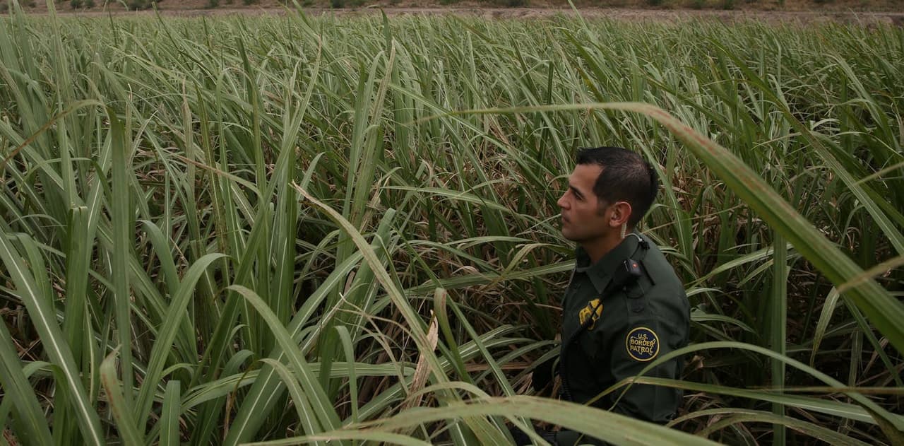 Border Patrol agent Robert Rodriguez, working in the Rio Grande Valley REUTERS/Loren Elliott