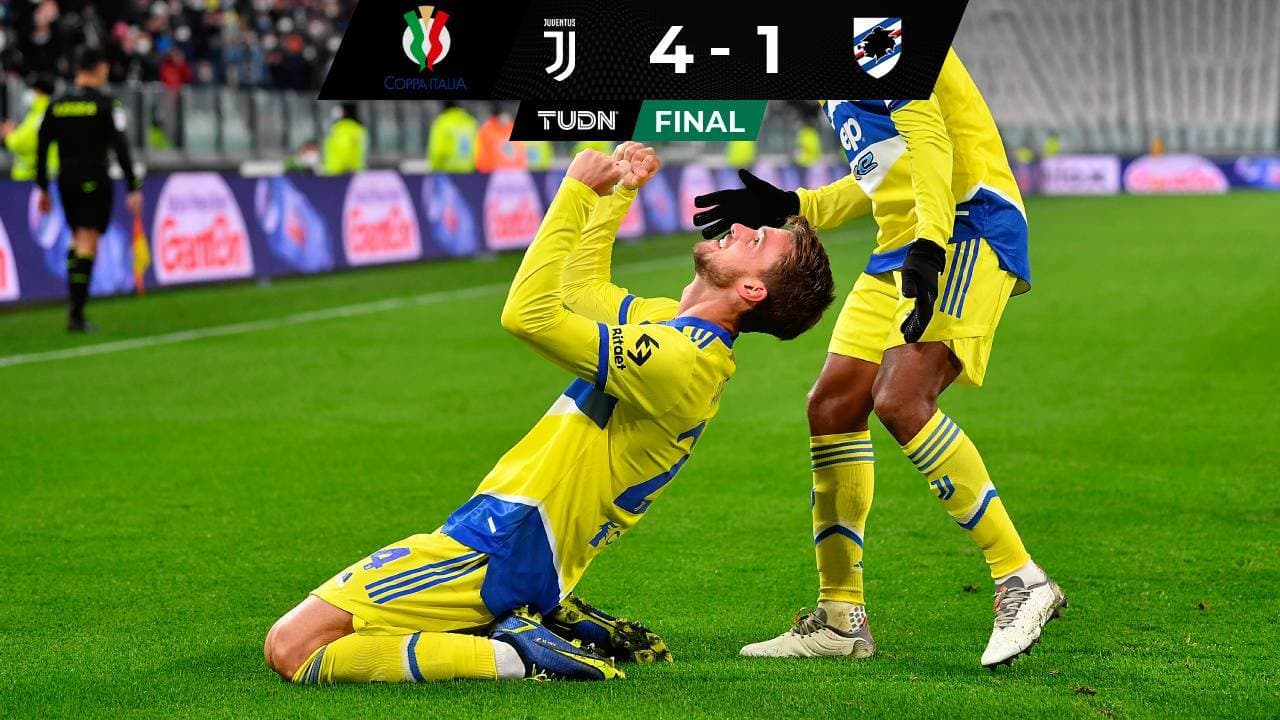 La Juve eliminó a la Sampdoria de la Coppa Italia 'sin despeinarse'