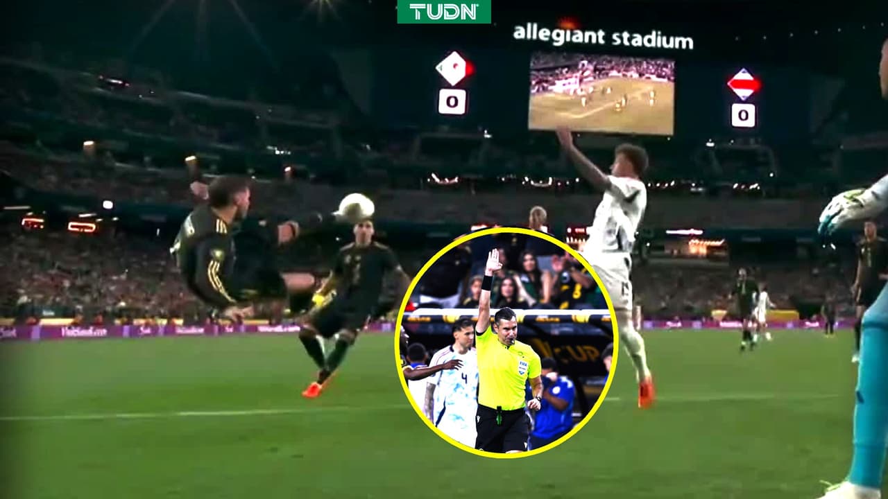 El gol anulado a Santi Gimenez en Copa Oro: ¿Cuál fue la razón?