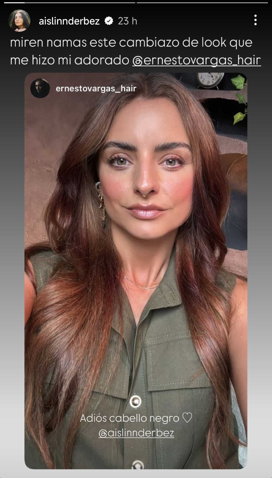 Aislinn Derbez se despidió de su cabello negro y así se ve ahora.