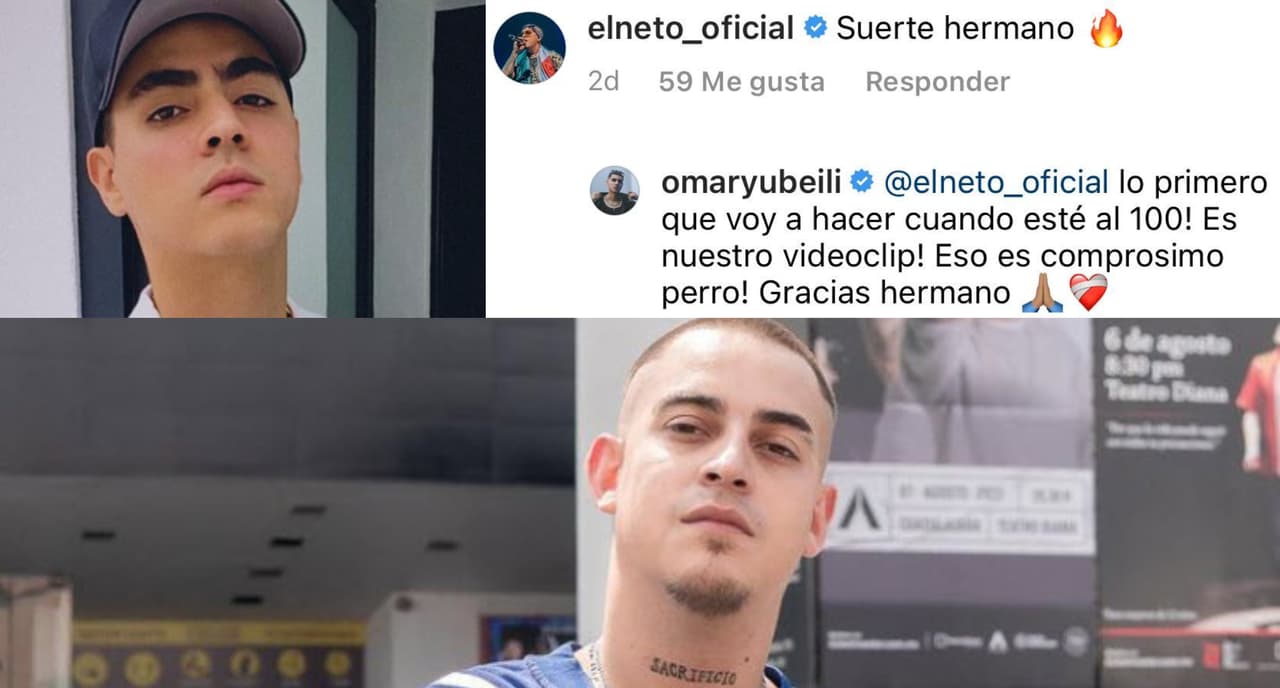 Y es que Omar Yubeili le hizo saber al cantante Neto Peña que, en cuanto esté listo, colaborará con él en un próximo videoclip.
<br>