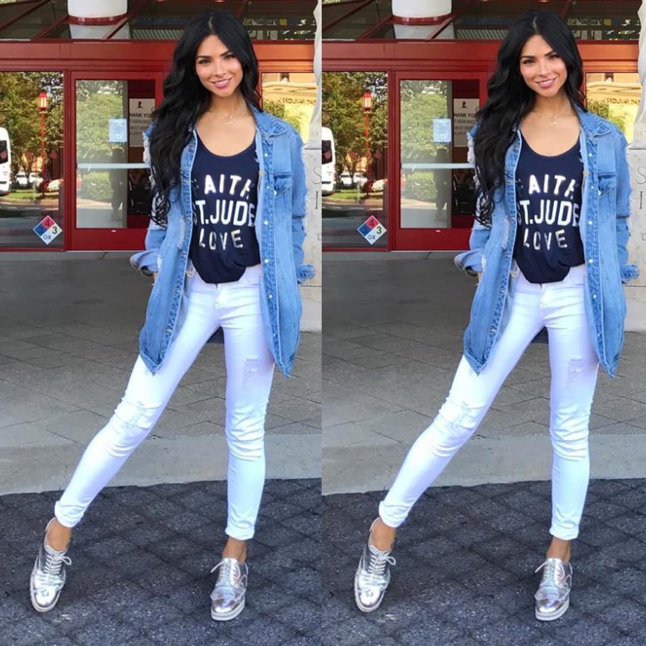 Sus 2,200,000 seguidores de Insgramas disfrutan cada unos de sus looks de mamá.