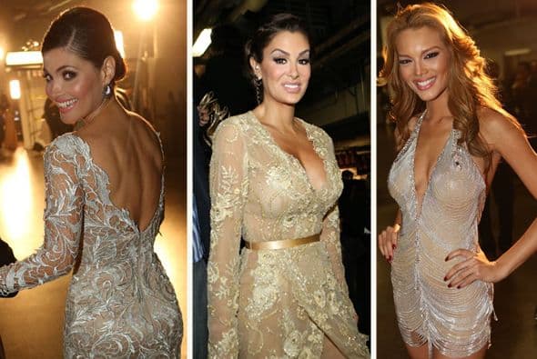 Chiquinquirá, Ninel y Zuleyka, fueron algunas de las bellezas que cachamos tras bambalinas.