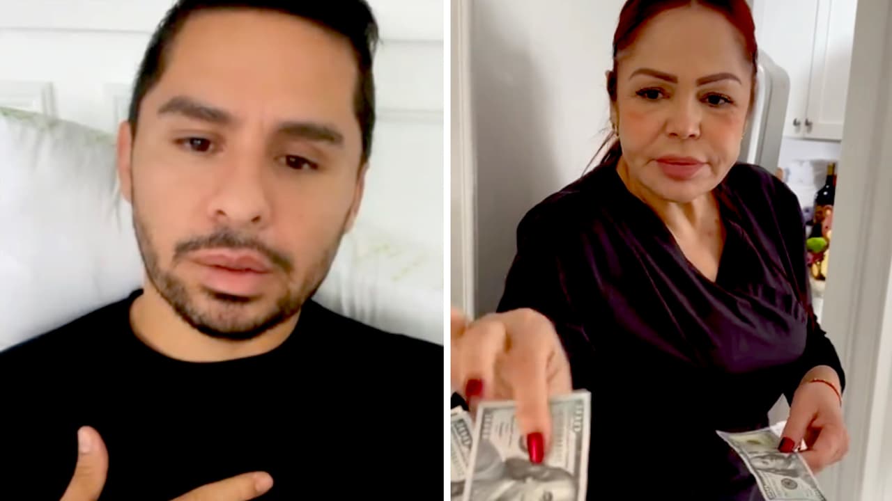 Larry Hernández ‘estafó’ a la mamá de Kenia Ontiveros con muchos dólares: eran billetes falsos