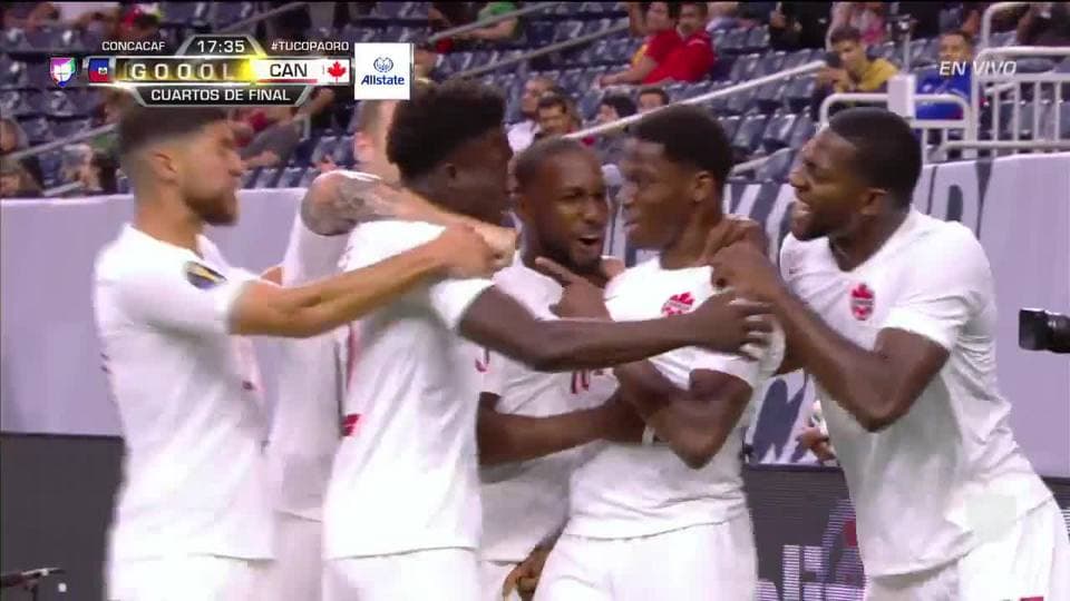 ¡GOOOL! Jonathan David anota para Canada