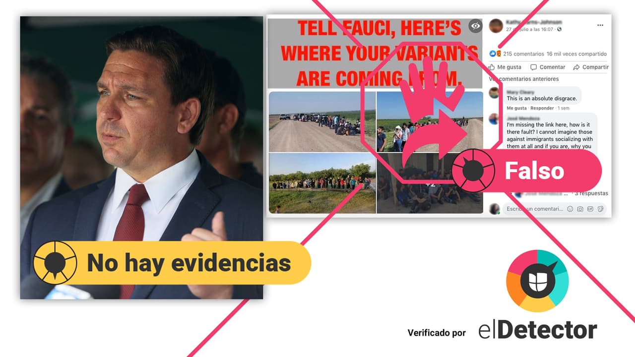 ¿Los migrantes que entran por el sur son responsables del aumento de casos de covid-19 en EEUU y traen las variantes?