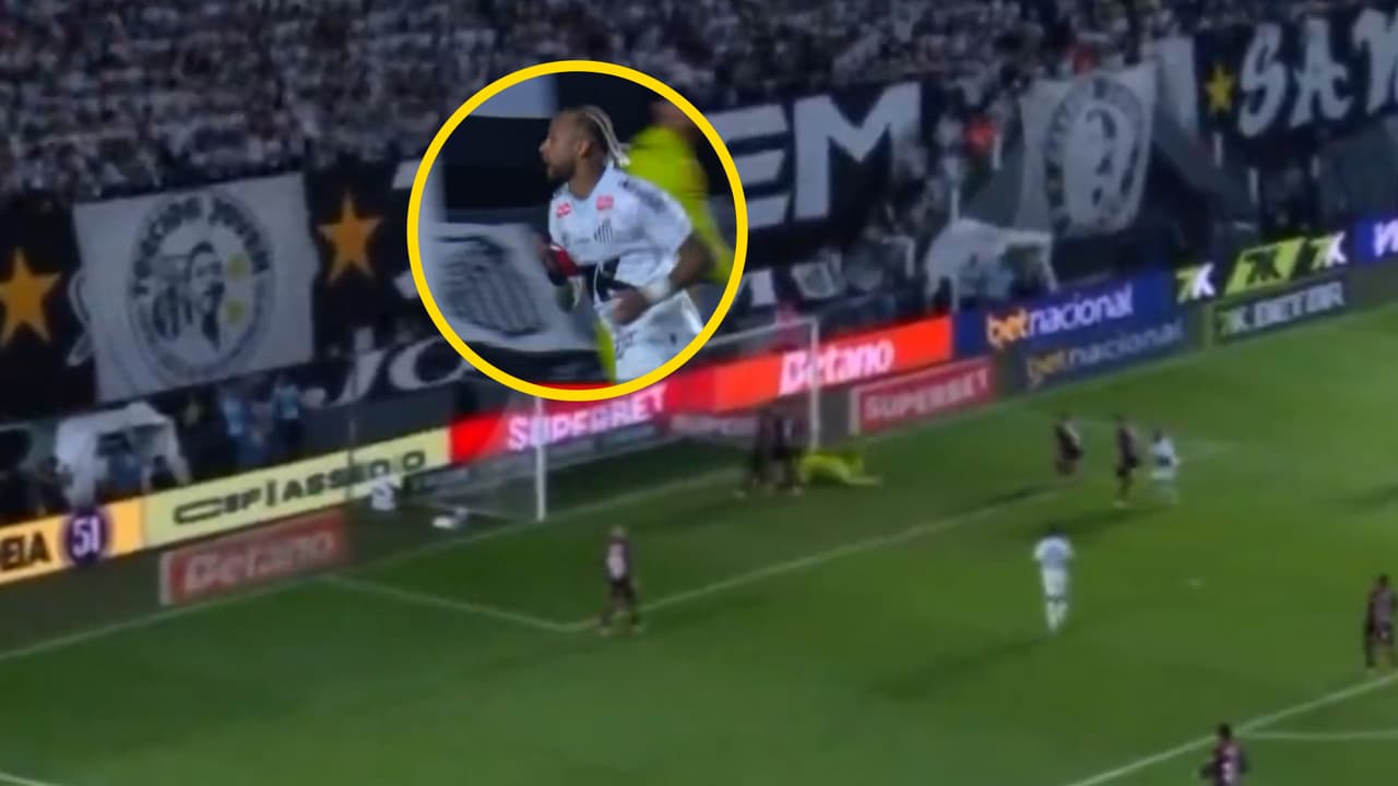 Neymar hace golazo con el Santos se vuelve viral en el Brasileirao