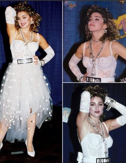 En los premios MTV de 1984 la cantante triunfó con uno de los momentos más memorables de la noche, cuando subió a cantar su hit vestida de novia.