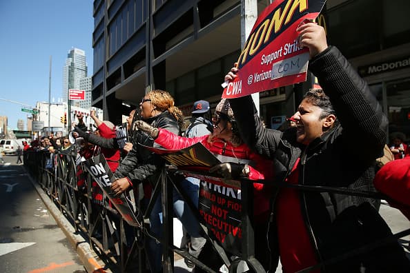 De los 8,000 empleados de Verizon en NYC, 2,500 laboran en Brooklyn.