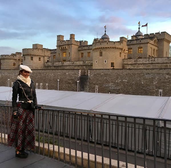La arquitectura de este lugar es una de las cosas que más le gustan a Marlene, sobre todo sus castillos y fortalezas.