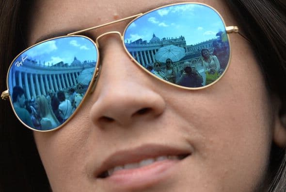 Otros más afortunados pudieron verla en vivo y en directo.