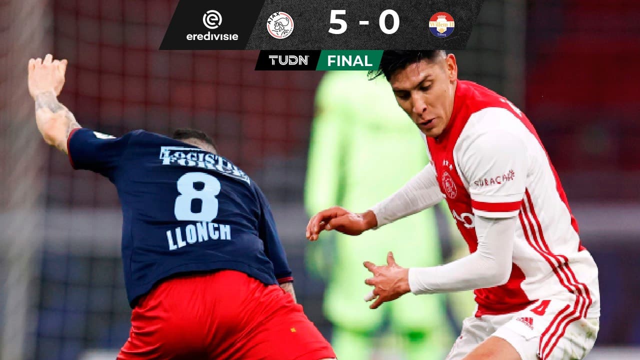 Edson Álvarez se luce con asistencia en la goleada del Ajax