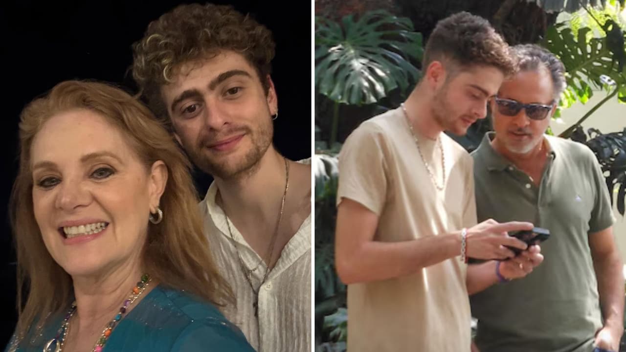 Hijo de Erika Buenfil y su papá son captados y sorprenden por cómo se llevan: Nicolás reacciona