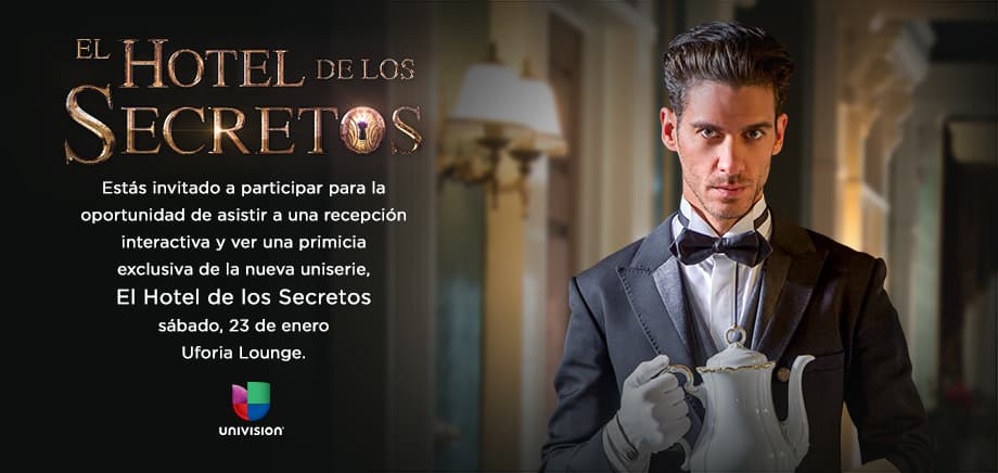 Sé uno de los invitados a la primicia de "El Hotel de los Secretos"